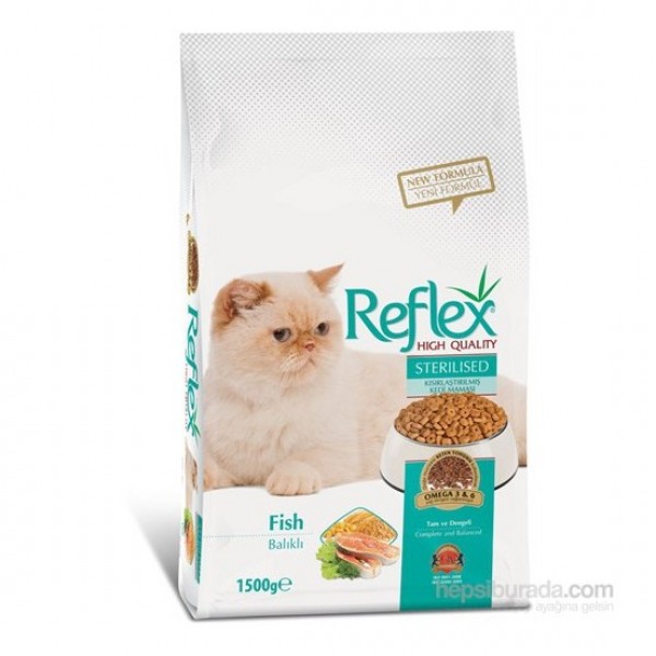 Reflex Sterilised Balıklı Kısırlaştırılmış Kedi Maması 1,5 Kg